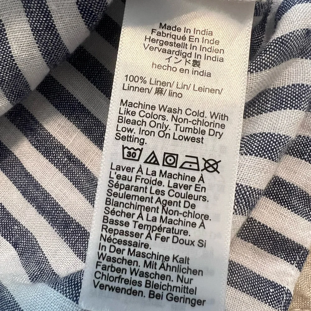 J. Crew linen top